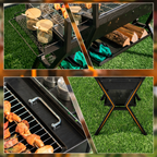 Barbecue à Charbon de Bois en Acier Inoxydable